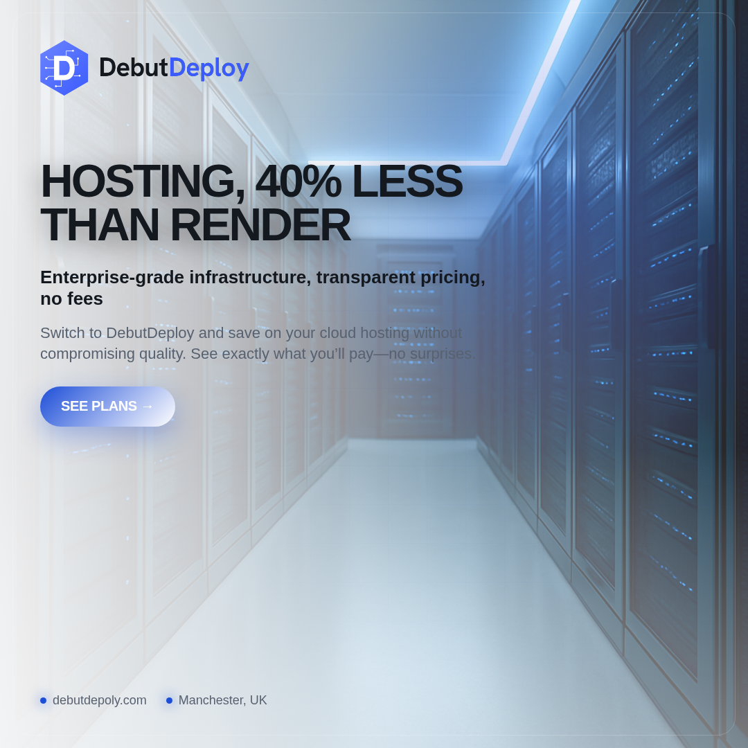 Debut Deploy square advert