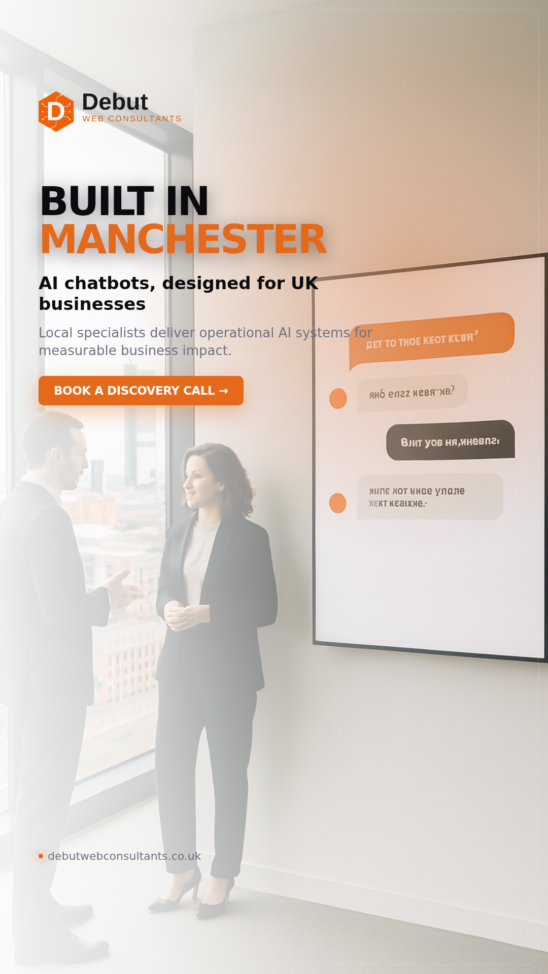 Debut Web Consultants story advert